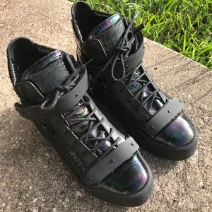 Unique iridescent Guiseppe Zanotti sneakers!